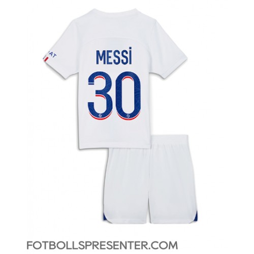 Paris Saint-Germain Lionel Messi #30 Tredje tröja Barn 2022-23 Kortärmad (+ korta byxor)